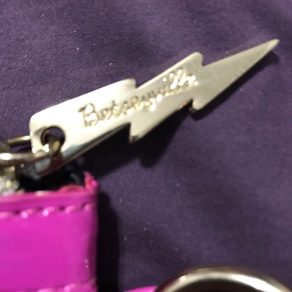 NWOT Betsey Johnson Betseyville Wristlet Black Sequins Pink Accents On The Go - Picture 6 of 9